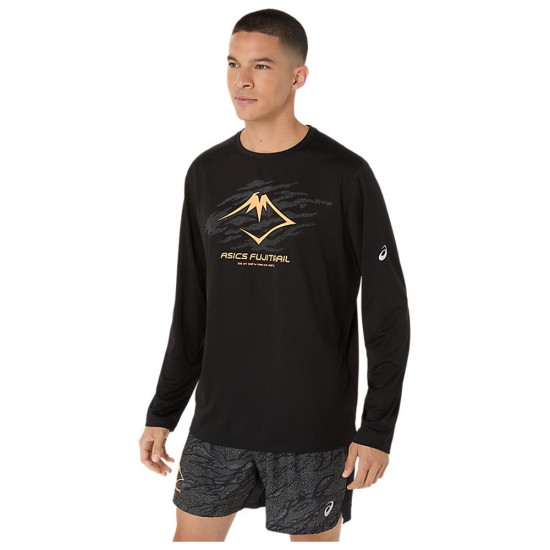 Asics Ανδρική μακρυμάνικη μπλούζα Fujitrail Logo Logn Sleeve Tee